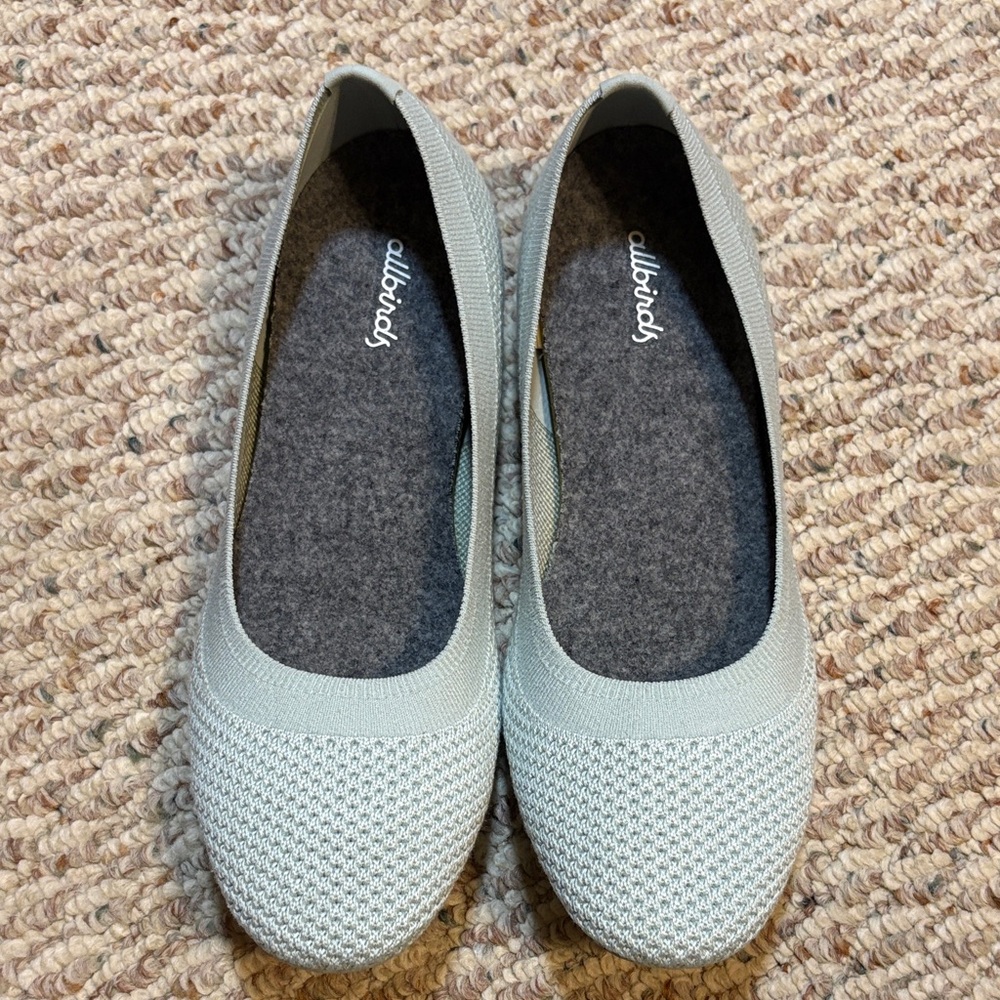 allbirds Women’s Light Blue Knit Flats - Picture 10 of 13